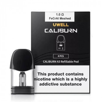Uwell Caliburn A3/A3S Kartuş 4'lü Paket Uwell Caliburn A3/A3S Kartuş 4'lü Paket