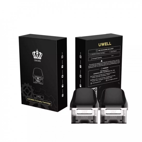 Uwell Crown D Pod Boş (Kartuş) 2'li Paket Uwell Crown D Pod Boş (Kartuş) 2'li Paket