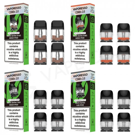 Vaporesso Xros Corex 2.0 Serisi Kartuş 4'lü Paket