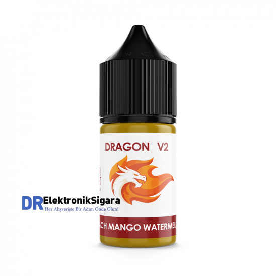 Dragon Salt Likit V2 Peach Mango Watermelon 30ml