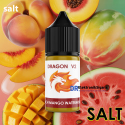 Dragon Salt Likit V2 Peach Mango Watermelon 30ml