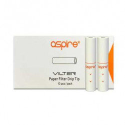 Aspire Vilter Kağıt filtre Drip Tip 10'lu Paket