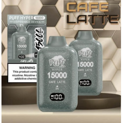 Pufftech Hyper 15000 Puff Bar %5 Nikotin Cafe Latte