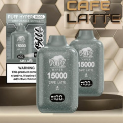 Pufftech Hyper 15000 Puff Bar %5 Nikotin Cafe Latte