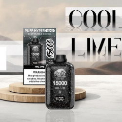 Pufftech Hyper 15000 Puff Bar %5 Nikotin Cool Lime