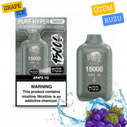 Pufftech Hyper 15000 Puff Bar %5 Nikotin Grape İce
