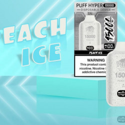 Pufftech Hyper 15000 Puff Bar %5 Nikotin Peach İce