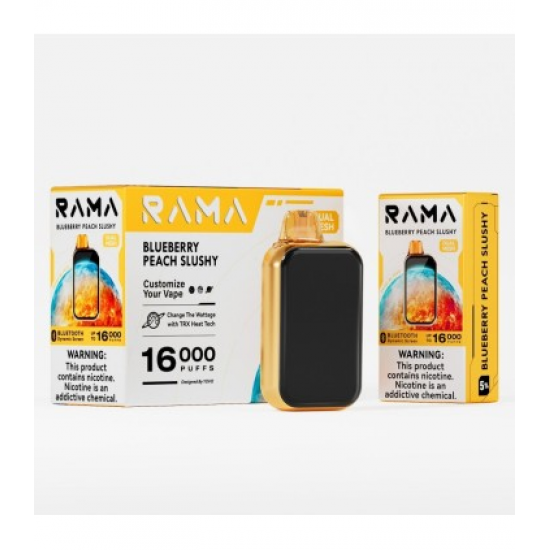 Rama 16.000 Puff Bar %5 Blueberry Peach Slushy
