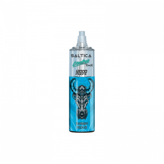 Saltica Cyberpunk 12000 Puff Bar 50mg Nikotin Raspberry Peach İce