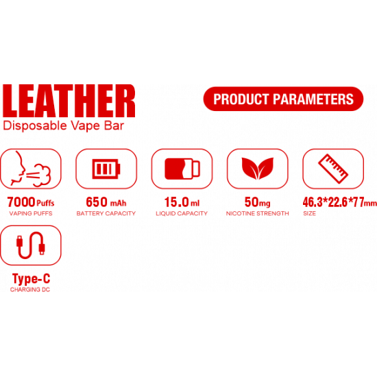Saltica Leather 7000 Puff Bar 50mg Nikotin Tiger Blood Saltica Leather 7000 Puff Bar 50mg Nikotin Tiger Blood