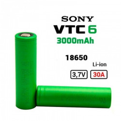 Sony VTC6 3.7V 18650 3000mAh IMR Şarjlı Pil 30A Discharge