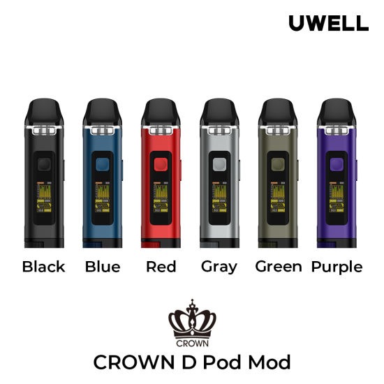 Uwell CROWN D Pod Kit 1100mAh Elektronik Sigara Uwell CROWN D Pod Kit 1100mAh Elektronik Sigara