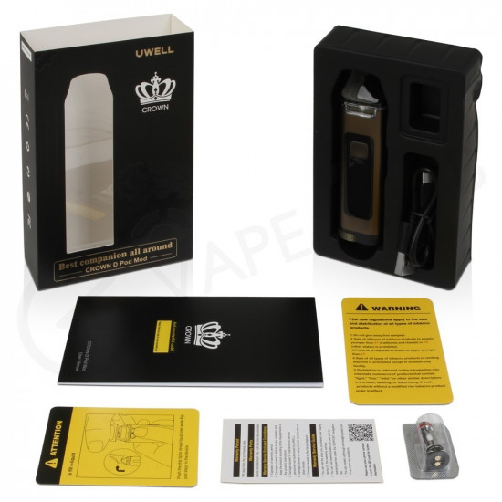 Uwell CROWN D Pod Kit 1100mAh Elektronik Sigara Uwell CROWN D Pod Kit 1100mAh Elektronik Sigara