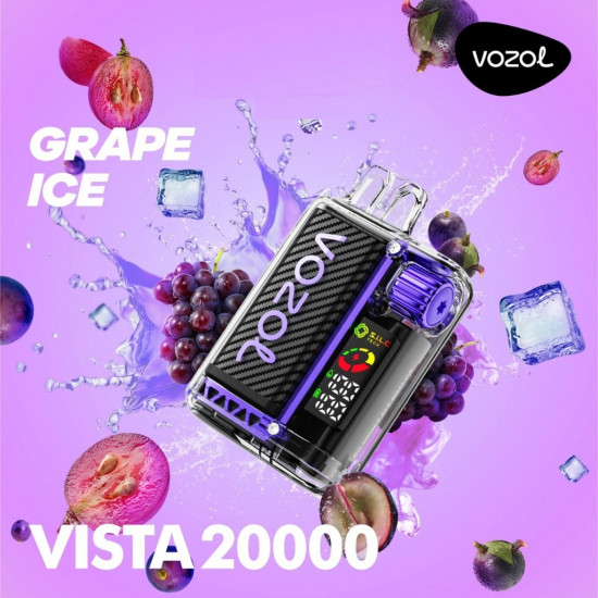 Vozol Vista 20000 Puff Bar %5 Nikotin Grape İce