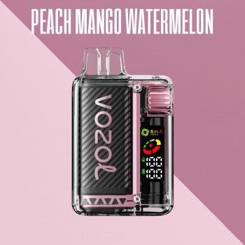 Vozol Vista 20000 Puff Bar %5 Nikotin Peach Mango Watermelon Vozol Vista 20000 Puff Bar %5 Nikotin Peach Mango Watermelon