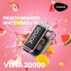 Vozol Vista 20000 Puff Bar %5 Nikotin Peach Mango Watermelon