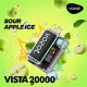 Vozol Vista 20000 Puff Bar %5 Nikotin Sour Apple İce