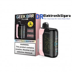 Geek Bar Pulse X 25000 Puff %5 Nikotin White Peach Raspberry