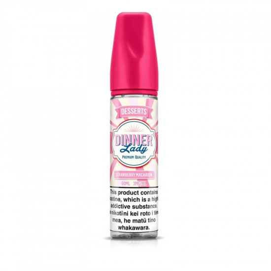 Dinner Lady Strawberry Macaroon 60ml Premium Likit