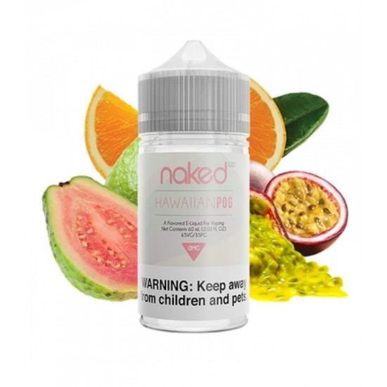 Naked Hawaiian Pog 60ml Premium Likit Naked Hawaiian Pog 60ml Premium Likit