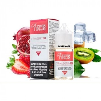 Naked Strawberry Pom 30ml Premium Salt Likit Naked Strawberry Pom 30ml Premium Salt Likit