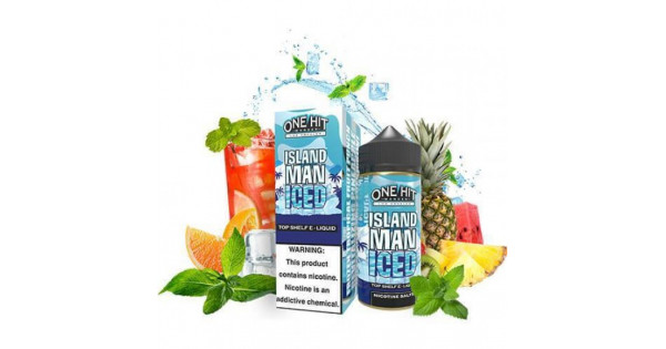 Island Man Iced One Hit Wonder 100ml Bottle Los Vapos-Vape Shop In Bonaero  Park Shopping CenterOne Hit Wonder Australia E Juice