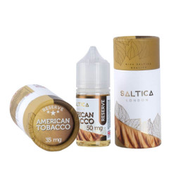 Saltica American Tobacco Reserve Salt Likit 30ML Saltica American Tobacco Reserve Salt Likit 30ML