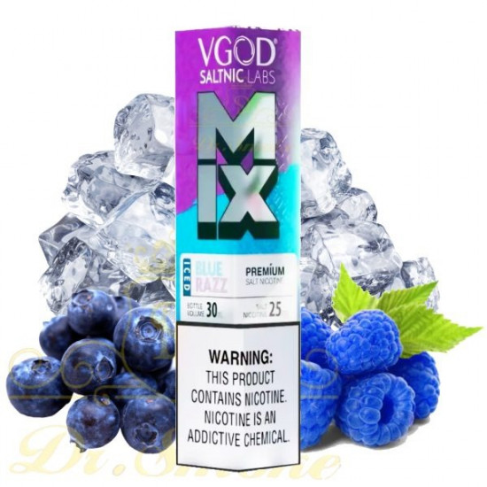 VGOD Mix Serisi Blue Razz İced Premium Salt Likit 30ml VGOD Mix Serisi Blue Razz İced Premium Salt Likit 30ml