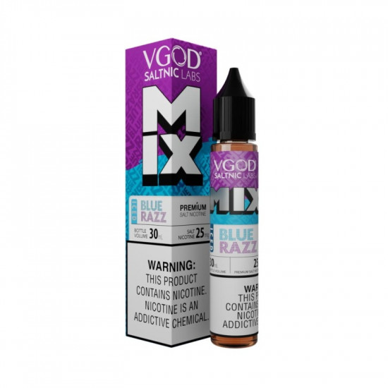 VGOD Mix Serisi Blue Razz İced Premium Salt Likit 30ml VGOD Mix Serisi Blue Razz İced Premium Salt Likit 30ml