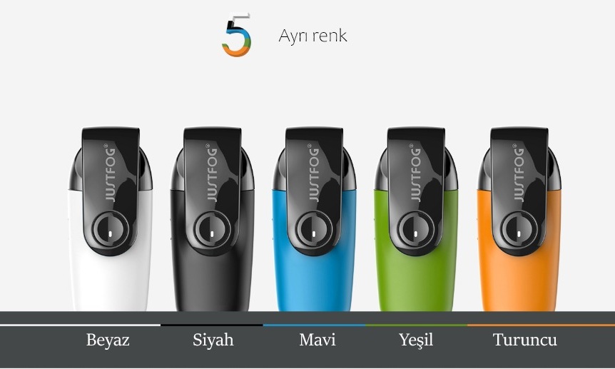 Justfog C601 Pod Mod Renkler Justfog C601 Pod Mod Renkler